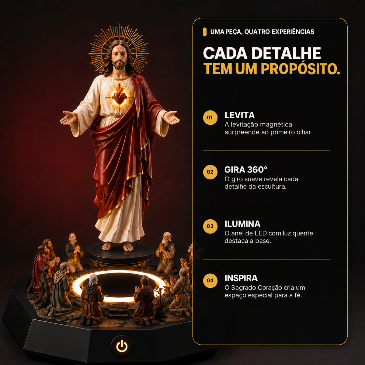 Sagrado Coração de Jesus Flutuante