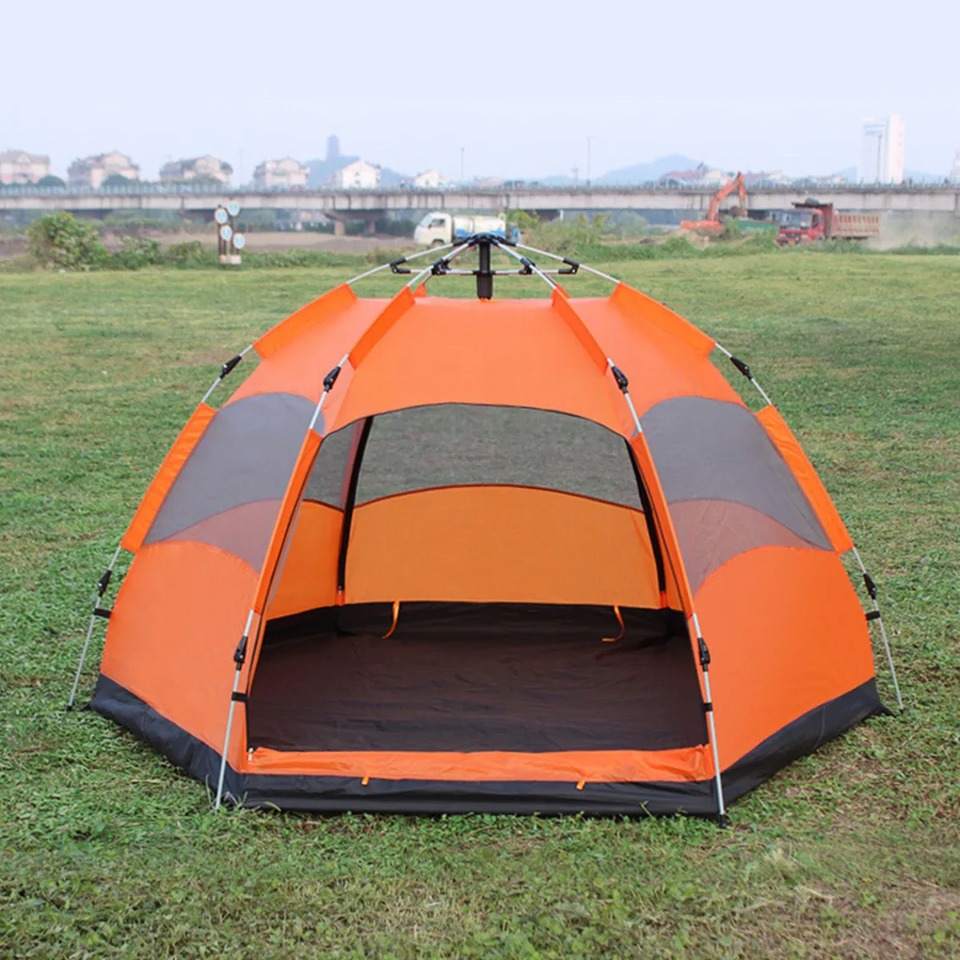 Barraca Impermeável Camping Iglu Tenda Acampamento 4 Pessoas