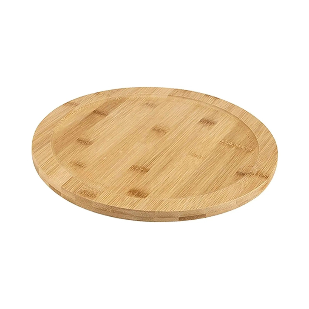 Bandeja Giratória de Madeira Multiuso