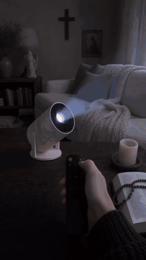 Projetor Luz Divina – A Fé Iluminando a Sua Casa