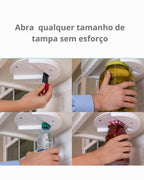 Abridor de Frascos e Garrafas sob o Armário com Antiderrapante