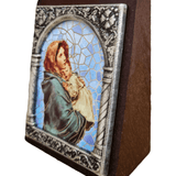 Adorno Italiano Nossa Senhora da Divina Providência 6 cm x 5 cm