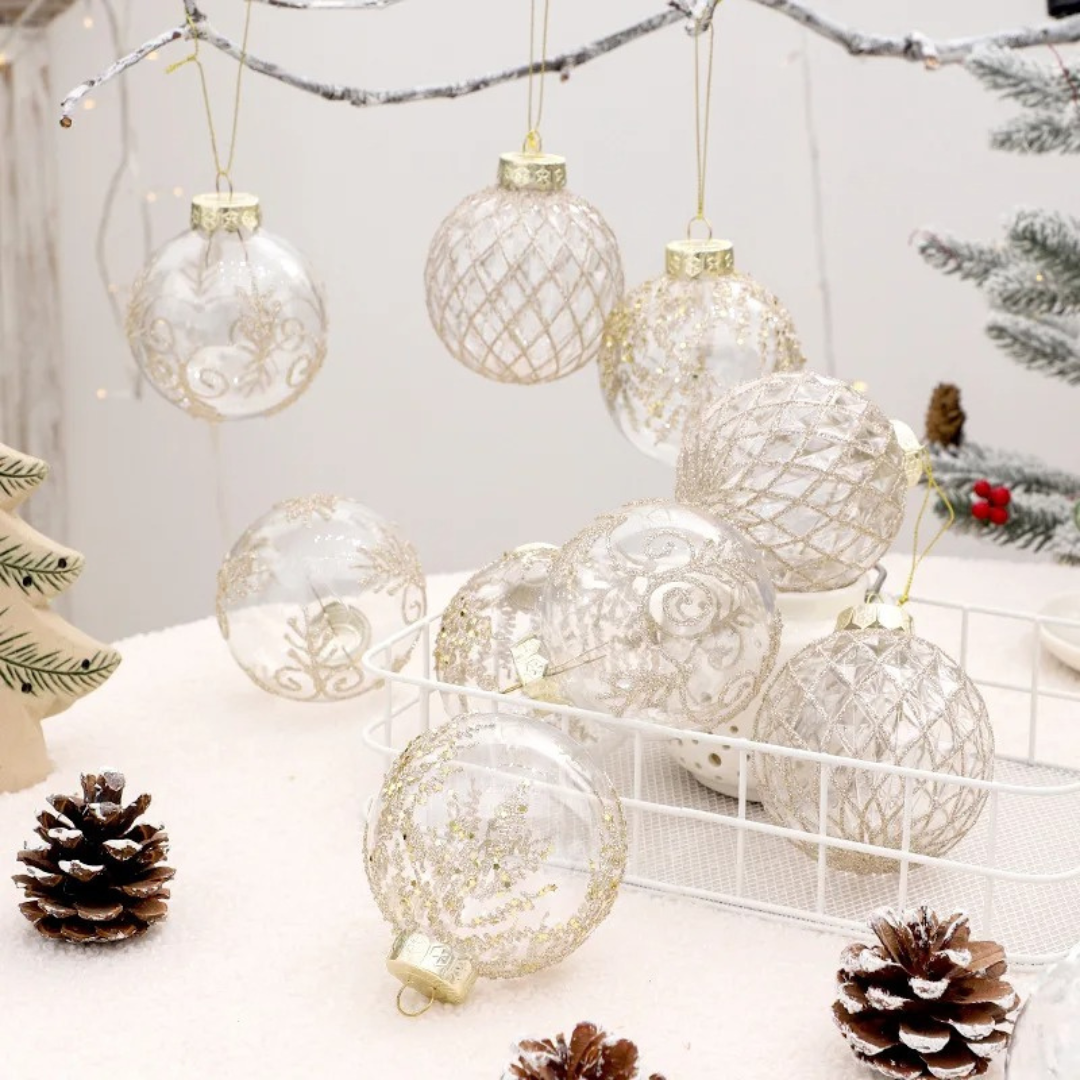 Bolas para Árvore de Natal Luxo com 9 Peças