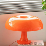 Candeeiro de Mesa Design Cogumelo Lâmpada Decorativa USB com Três Modos de Luz