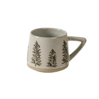 Caneca Natalina de Cerâmica com Alça Resistente ao Calor