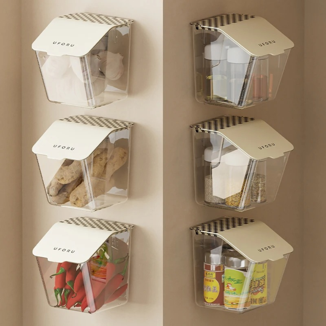 Cesta de Armazenamento de Parede para Cozinha
