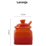 Pote laranja + colher