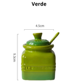 Pote verde + colher