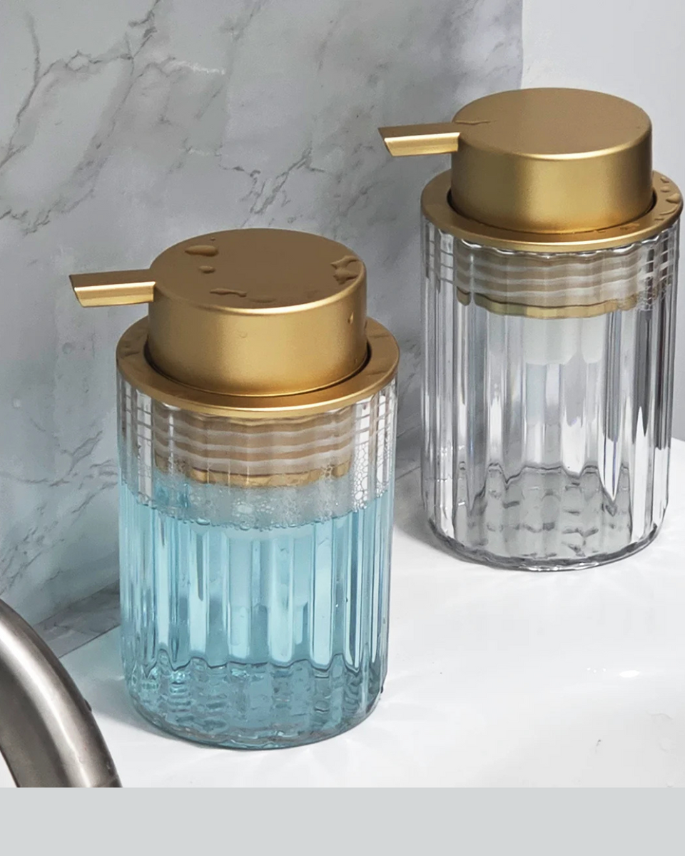 Dispensador de Espuma para Sabonete Transparente e Moderno
