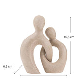 Escultura Decorativa de Casal para Sala Quarto ou Escritório