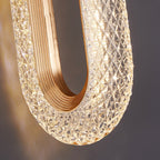 Luminária Arandela Oval de Luxo Cristal - CrystalLux
