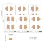 Adesivos decorativos infantis para parede
