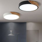 Luminária de teto Decorativa Redonda LED com controle remoto