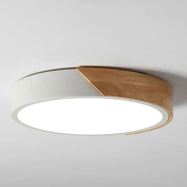 PROMO OUTLET - Luminária de teto Decorativa Redonda LED com controle remoto