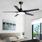 Ventilador de teto moderno Industrial com controle remoto - ZenithBreeze Z2 Pro