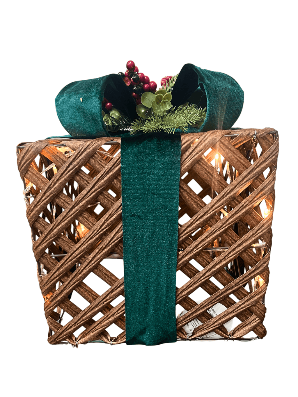 Kit Decorativo de Natal 3 peças com Led