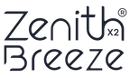 Ventilador de teto moderno com Iluminação e Controle Remoto - ZenithBreeze X2