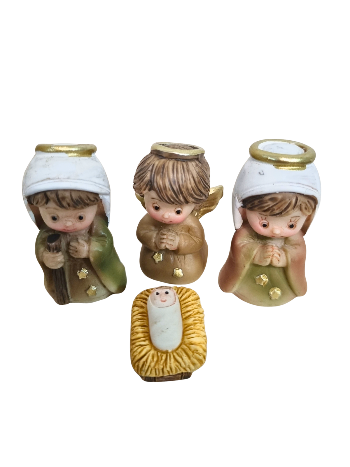 Mini Presépio em Resina 10 peças 5 cm