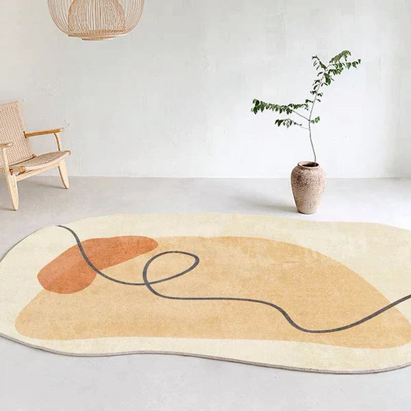 PROMO OUTLET - Tapete Decorativo Orgânico Abstrato Irregular - Nordic Europe