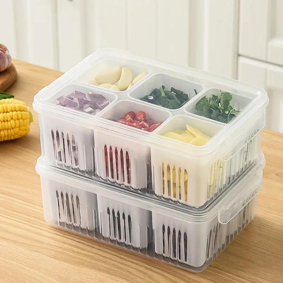 Organizador de Geladeira com Divisórias