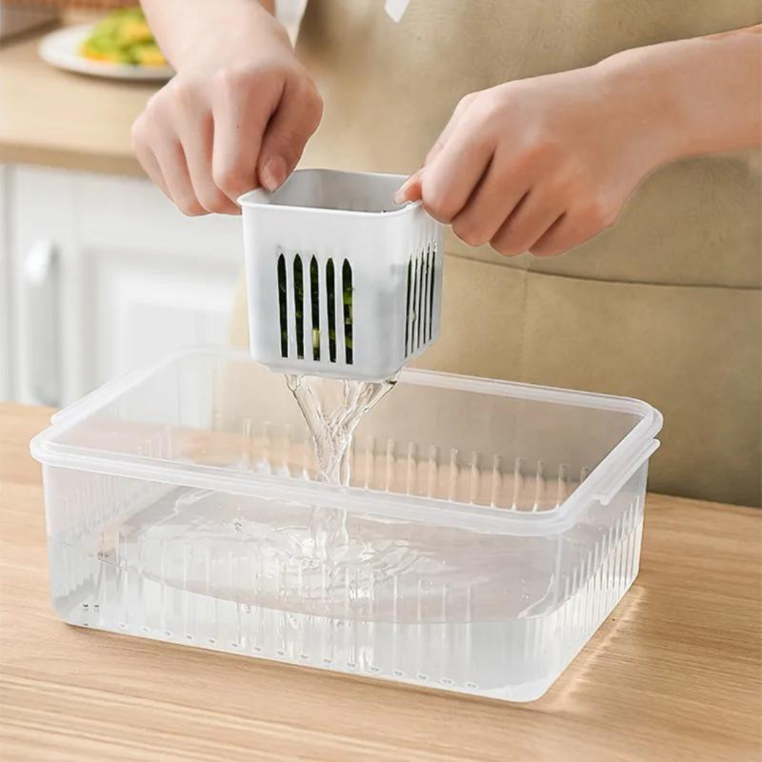 Organizador de Geladeira com Divisórias