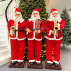 PAPAI NOEL GIGANTE ELETRICO MUSICAL COM SAXOFONE!