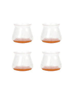 Protetores de Silicone para Pés de Cadeira com Feltro 360º  Kit 4 ou 24 Peças