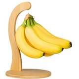 Rack de Banana com Ganchos em Bambu ou Ferro Suporte de Frutas Frescas