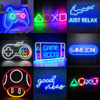PROMO OUTLET - Luminária Decorativa LED NEON - Gamer
