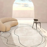 PROMO OUTLET - Tapete Decorativo Orgânico Abstrato Irregular - Coleção Atenas