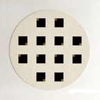 PROMO OUTLET - Tapete Decorativo Orgânico Moderno Redondo - Coleção Paris