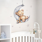 Adesivos decorativos infantis para parede - Ursinho dormindo