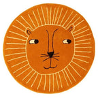 Tapete Decorativo Infantil Redondo - Coleção Fofura Animal