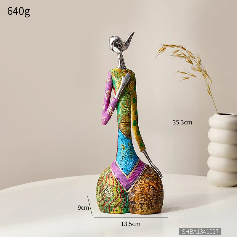 Escultura decorativa de Cerâmica Premuim - Coleção Essência Feminina