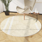 PROMO OUTLET - Tapete Decorativo Orgânico Moderno Redondo - Coleção America