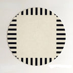 PROMO OUTLET - Tapete Decorativo Orgânico Moderno Redondo - Coleção Paris