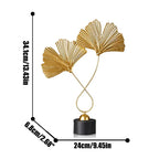 Escultura decorativa de Metal Premuim - Abstrata Elegância Natural