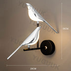 Luminária LED decorativa Luxo - Pássaro Lumis