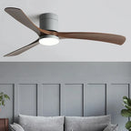 Ventilador de teto moderno com Iluminação e Controle Remoto - ZenithBreeze X2