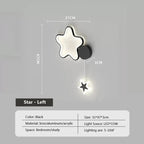 Luminária Infantil de Parede LED Cloud Star Moon