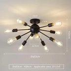 Lustre moderno com 6 spots - Constellation