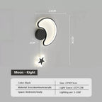 Luminária Infantil de Parede LED Cloud Star Moon