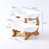 Fruteira de Mesa Moderna Com Pés de Madeira - Eco Design