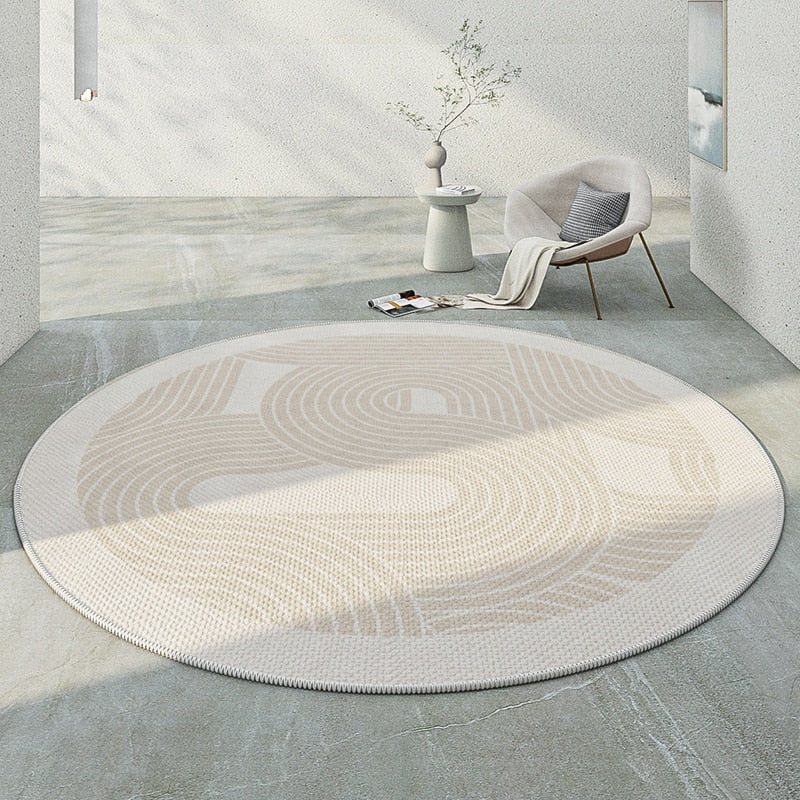 Tapete Decorativo Moderno Redondo - Coleção Japão