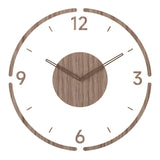 PROMO OUTLET - Relógio de Parede Decorativo Moderno de Madeira - WoodCraft Elite