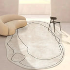 PROMO OUTLET - Tapete Decorativo Orgânico Abstrato Irregular - Coleção Atenas