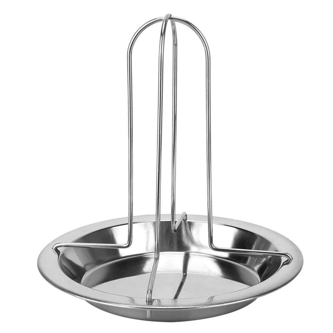 Suporte para Grelha de Frango em Aço Inoxidável