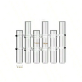 Vasos de Vidro Suspensos para Plantas Kit 4 ou 6 Unidades