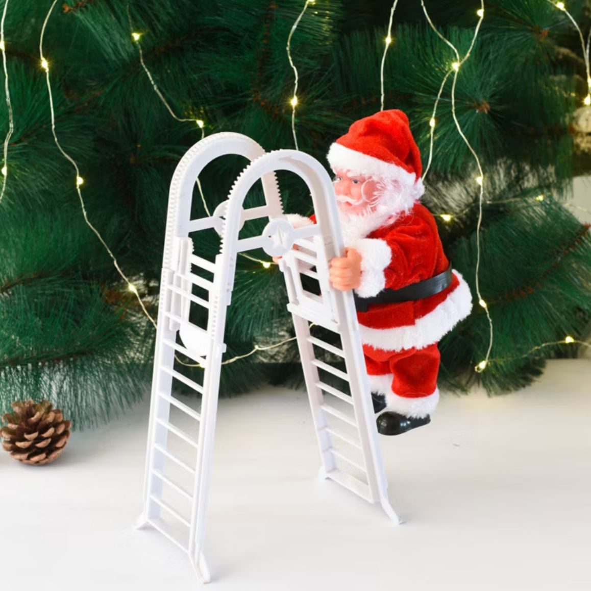 Decorações de Natal Papai Noel Elétrico - Brinquedos de Natal