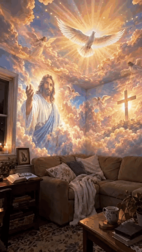 Projetor Luz Divina – A Fé Iluminando a Sua Casa